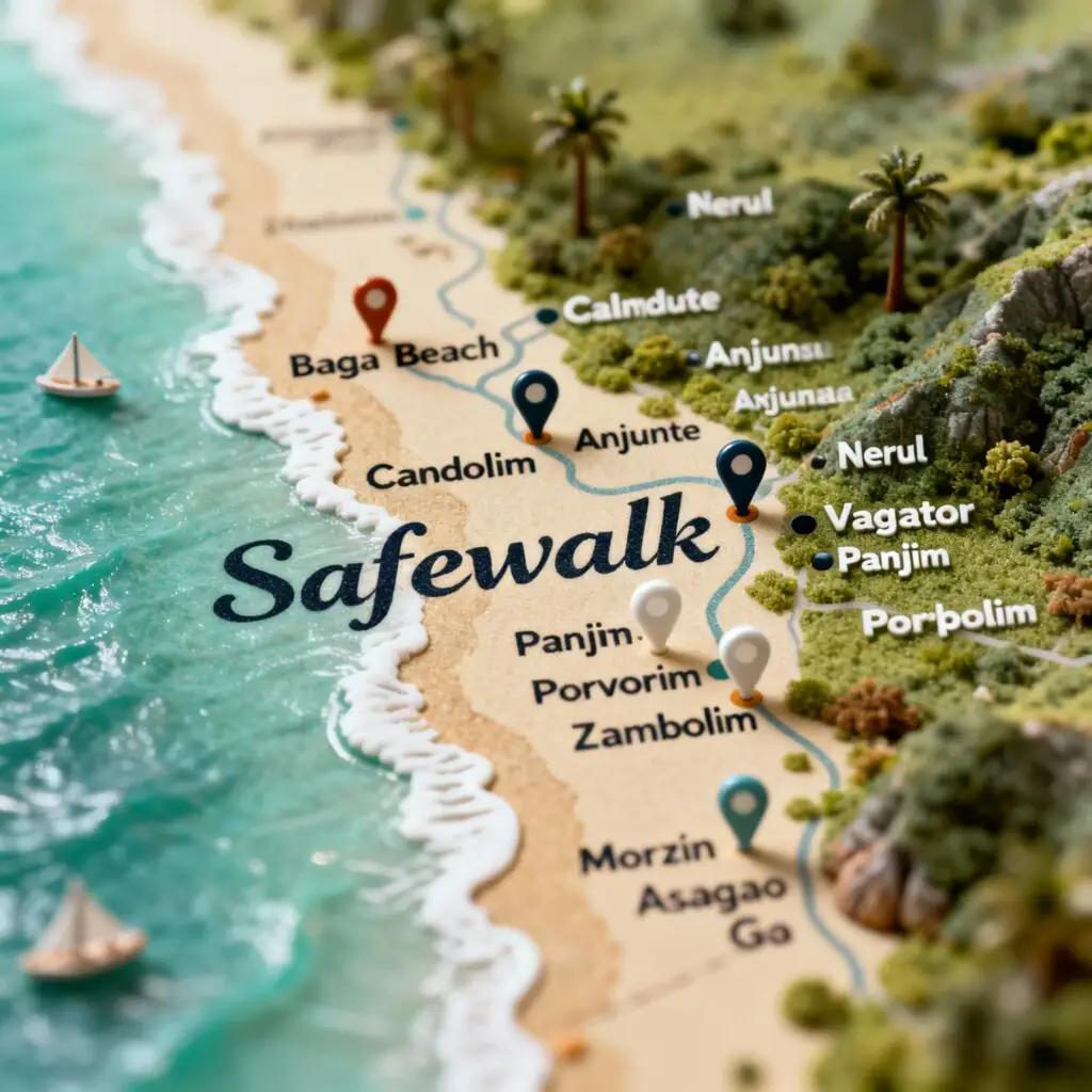 Goa maps escorts location